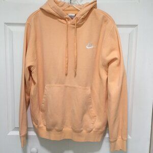 Nike Men's Sportswear Club Fleece Hoodiie Small BV2654-734 Orange  Measures 22"